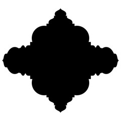 Islamic Label Emblem Shape Glyph Pictogram symbol visual illustration
