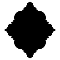 Islamic Label Emblem Shape Glyph Pictogram symbol visual illustration
