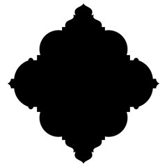Islamic Label Emblem Shape Glyph Pictogram symbol visual illustration