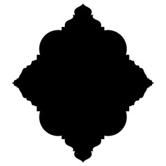Islamic Label Emblem Shape Glyph Pictogram symbol visual illustration