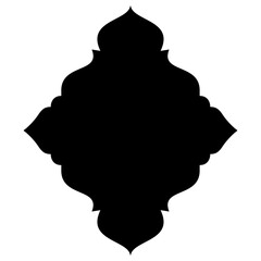 Islamic Label Emblem Shape Glyph Pictogram symbol visual illustration