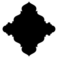 Islamic Label Emblem Shape Glyph Pictogram symbol visual illustration