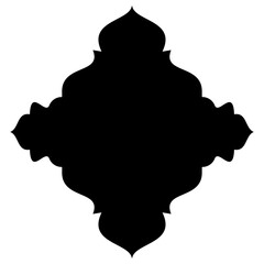 Islamic Label Emblem Shape Glyph Pictogram symbol visual illustration