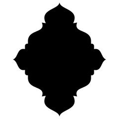 Islamic Label Emblem Shape Glyph Pictogram symbol visual illustration