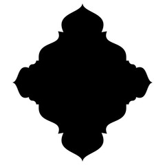 Islamic Label Emblem Shape Glyph Pictogram symbol visual illustration