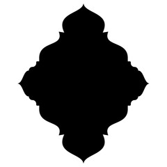 Islamic Label Emblem Shape Glyph Pictogram symbol visual illustration