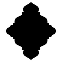 Islamic Label Emblem Shape Glyph Pictogram symbol visual illustration