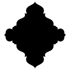 Islamic Label Emblem Shape Glyph Pictogram symbol visual illustration