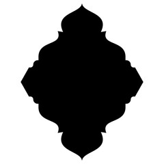 Islamic Label Emblem Shape Glyph Pictogram symbol visual illustration