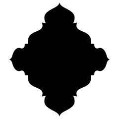 Islamic Label Emblem Shape Glyph Pictogram symbol visual illustration