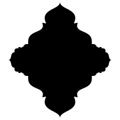 Islamic Label Emblem Shape Glyph Pictogram symbol visual illustration