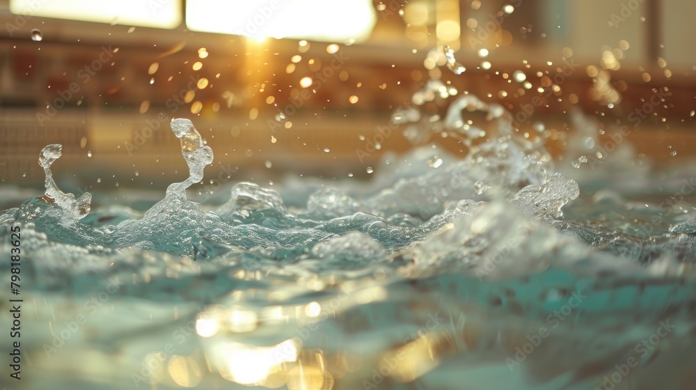 Poster the invigorating feeling of jumping into a freezing cold pool after a hot sauna followed by a rush o