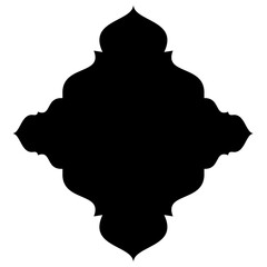 Islamic Label Emblem Shape Glyph Pictogram symbol visual illustration