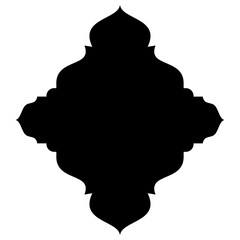 Islamic Label Emblem Shape Glyph Pictogram symbol visual illustration