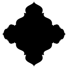 Islamic Label Emblem Shape Glyph Pictogram symbol visual illustration