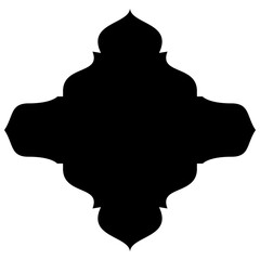 Islamic Label Emblem Shape Glyph Pictogram symbol visual illustration