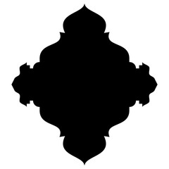 Islamic Label Emblem Shape Glyph Pictogram symbol visual illustration