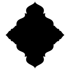 Islamic Label Emblem Shape Glyph Pictogram symbol visual illustration
