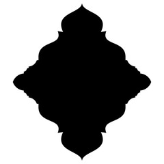 Islamic Label Emblem Shape Glyph Pictogram symbol visual illustration
