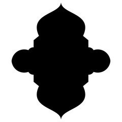 Islamic Label Emblem Shape Glyph Pictogram symbol visual illustration