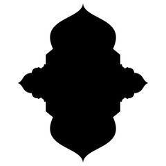 Islamic Label Emblem Shape Glyph Pictogram symbol visual illustration