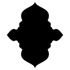 Islamic Label Emblem Shape Glyph Pictogram symbol visual illustration