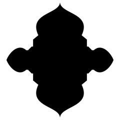 Islamic Label Emblem Shape Glyph Pictogram symbol visual illustration