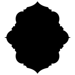 Islamic Label Emblem Shape Glyph Pictogram symbol visual illustration
