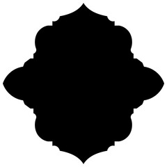 Islamic Label Emblem Shape Glyph Pictogram symbol visual illustration
