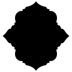 Islamic Label Emblem Shape Glyph Pictogram symbol visual illustration