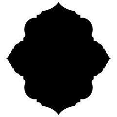 Islamic Label Emblem Shape Glyph Pictogram symbol visual illustration