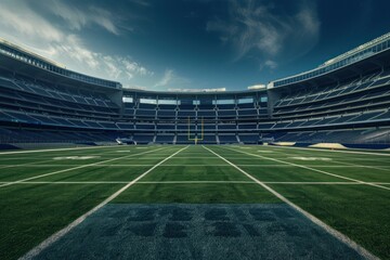 Fototapeta premium American football stadium architecture building sports.