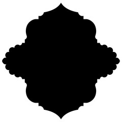Islamic Label Emblem Shape Glyph Pictogram symbol visual illustration