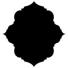 Islamic Label Emblem Shape Glyph Pictogram symbol visual illustration