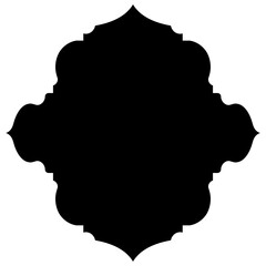 Islamic Label Emblem Shape Glyph Pictogram symbol visual illustration