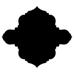 Islamic Label Emblem Shape Glyph Pictogram symbol visual illustration