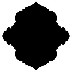 Islamic Label Emblem Shape Glyph Pictogram symbol visual illustration