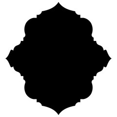 Islamic Label Emblem Shape Glyph Pictogram symbol visual illustration