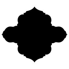 Islamic Label Emblem Shape Glyph Pictogram symbol visual illustration