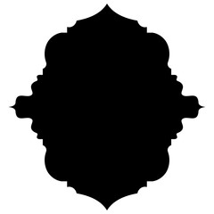 Islamic Label Emblem Shape Glyph Pictogram symbol visual illustration
