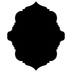 Islamic Label Emblem Shape Glyph Pictogram symbol visual illustration