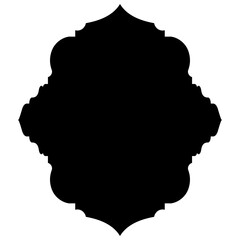 Islamic Label Emblem Shape Glyph Pictogram symbol visual illustration