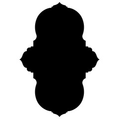 Islamic Label Emblem Shape Glyph Pictogram symbol visual illustration