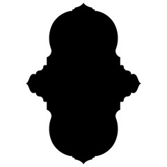 Islamic Label Emblem Shape Glyph Pictogram symbol visual illustration