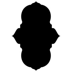 Islamic Label Emblem Shape Glyph Pictogram symbol visual illustration