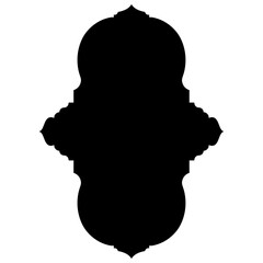 Islamic Label Emblem Shape Glyph Pictogram symbol visual illustration
