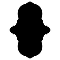 Islamic Label Emblem Shape Glyph Pictogram symbol visual illustration