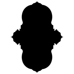 Islamic Label Emblem Shape Glyph Pictogram symbol visual illustration