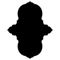 Islamic Label Emblem Shape Glyph Pictogram symbol visual illustration