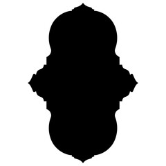 Islamic Label Emblem Shape Glyph Pictogram symbol visual illustration